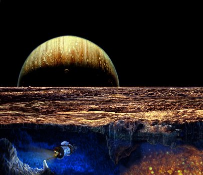 Europa exploration diagram