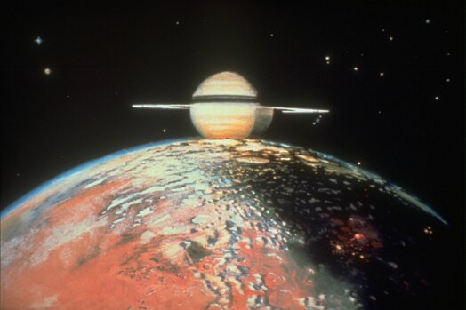 Orbiting Titan
