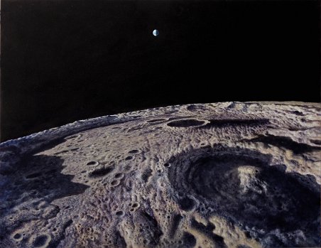 Crater Clavius as seen from Six Miles